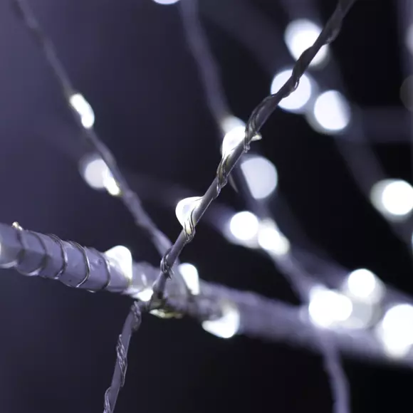 Abedul luminoso Wills Micro LED alto 180 cm Blanco frío 3