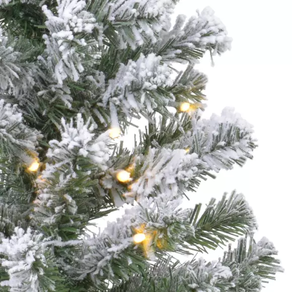 Sapin artificiel de table pré-illuminé Royal H60 cm Blanc chaud