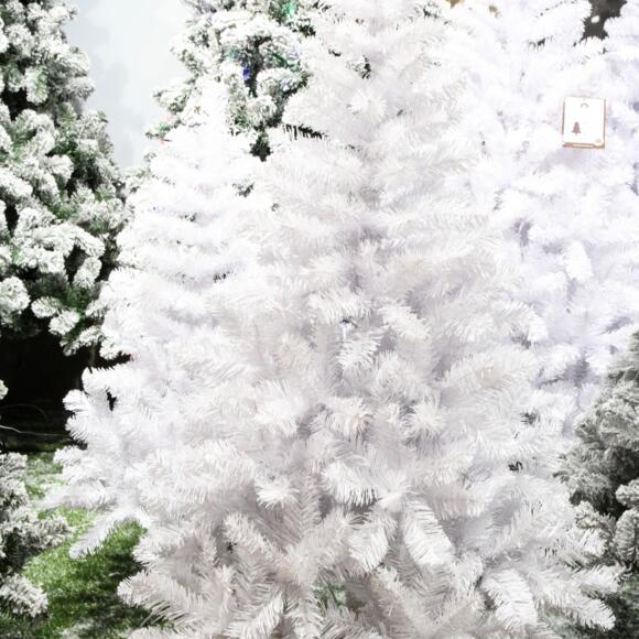 Árbol artificial de Navidad Real Alto 210 cm Blanco 2