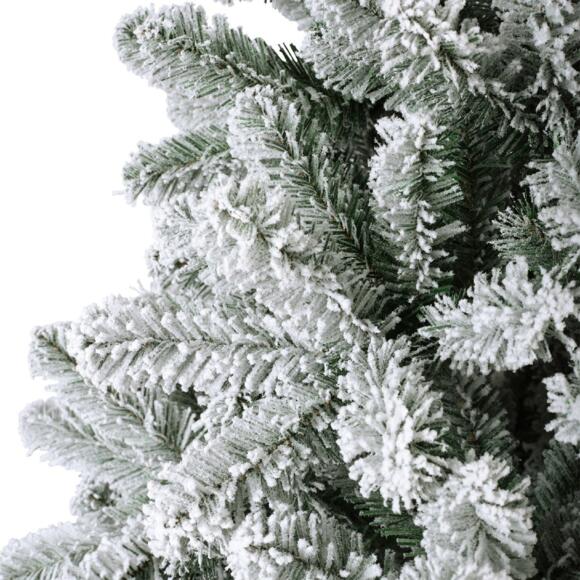 Albero di Natale artificiale King Alt. 240 cm Verde innevato 3