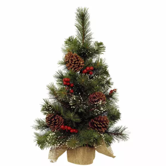 Sapin artificiel de table décoré Ipswich H45 cm Vert sapin