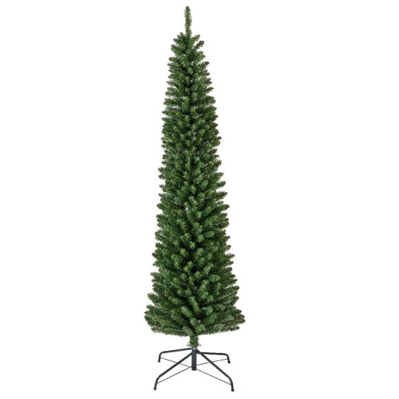 Albero di Natale artificiale Narrow Alt. 180 cm Verde abete 2