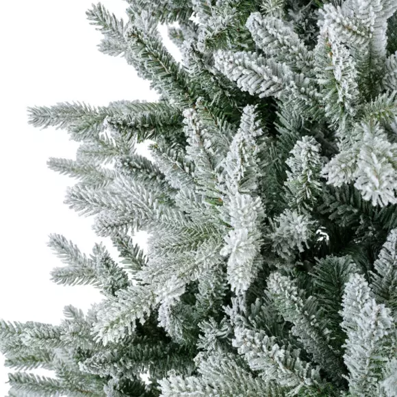 Sapin artificiel de Noël Allix H150 cm Vert enneigé 3
