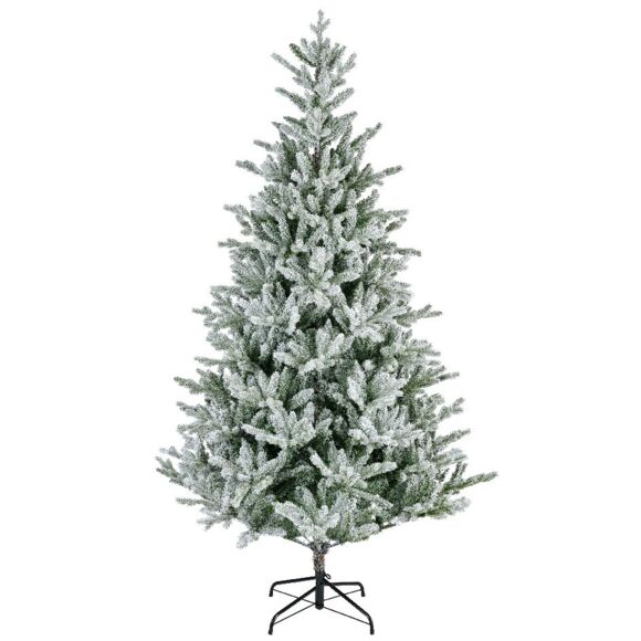 Künstlicher Weihnachtsbaum Allix H210 cm Grün verschneit 2