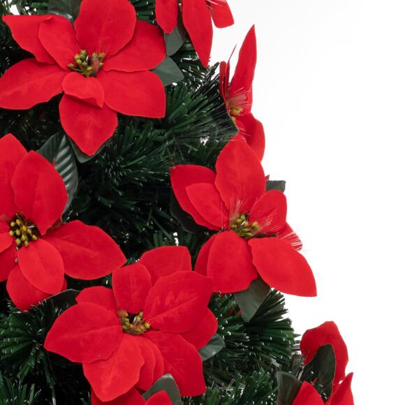 Künstlicher Weihnachtsbaum mit Beleuchtung Riga H120 cm Warmweiß