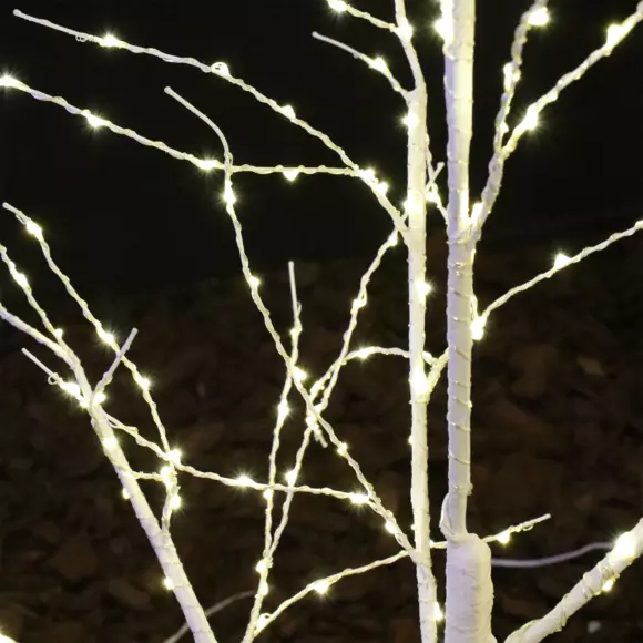 Abedul luminoso Lumina Altura 220 cm Blanco cálido 3