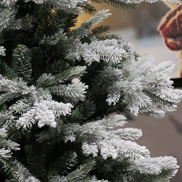 Albero di Natale artificiale Glorious Alt. 210 cm Verde innevato 3