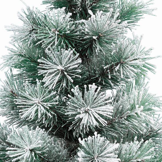 Árbol artificial de Navidad Edmonton Alto 75 cm Verde nevado 2