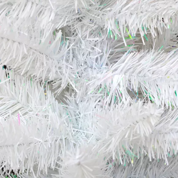 Sapin artificiel de Noël Blooming H180 cm Blanc 2