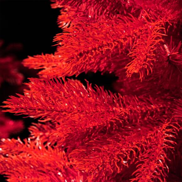 Árbol artificial de Navidad Redana Alto 210 cm Rojo 3