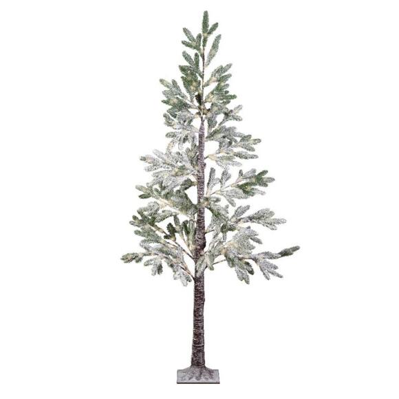 Verlichte moderne kerstboom Katy H180 cm Warm wit verlicht