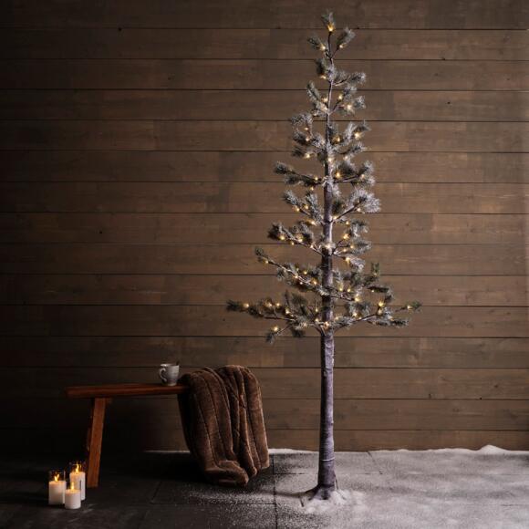 Verlichte moderne kerstboom Hexy H240 cm Warm wit verlicht