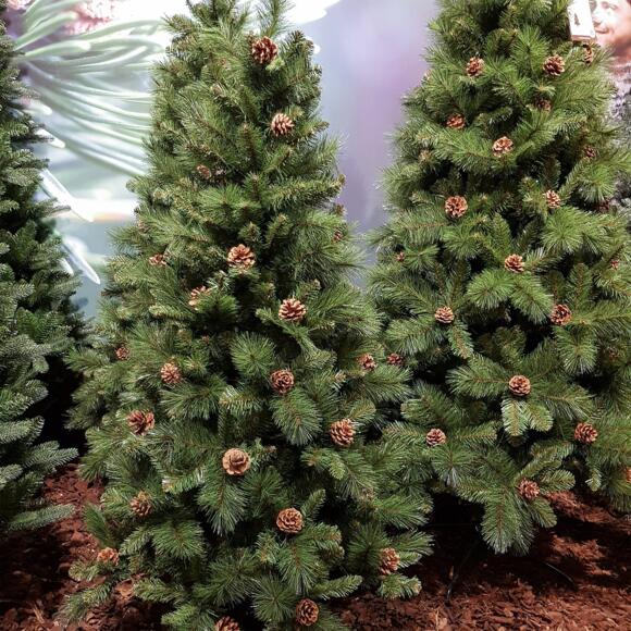 Árbol artificial de Navidad Norfolk Alto 150 cm Verde 2