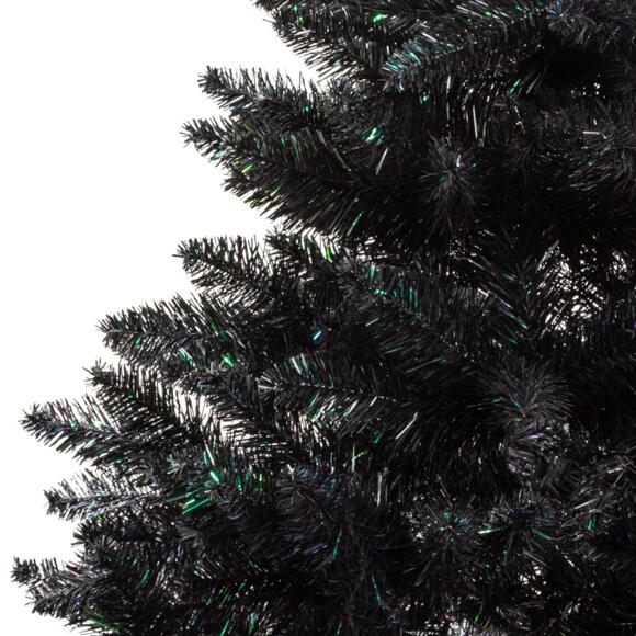 Sapin artificiel de Noël Blooming H180 cm Noir 2