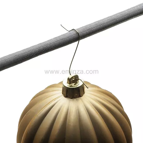 Kerstbalhaakje   Goud 3