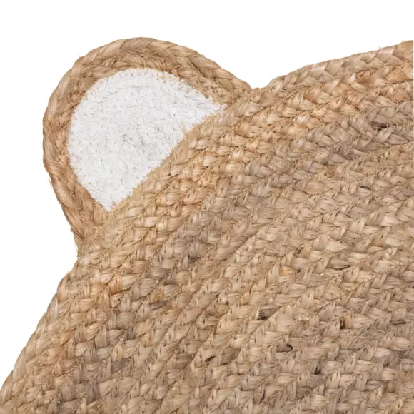 Alfombra yute (100 cm) Ourson Beige 3
