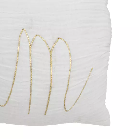 Coussin rectangulaire enfant (50 cm) Lili Blanc