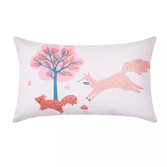 Coussin rectangulaire enfant (50 cm) Cyrielle Rose 3