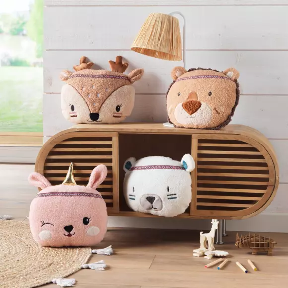 Cojín redondo Infantil Bambi Beige