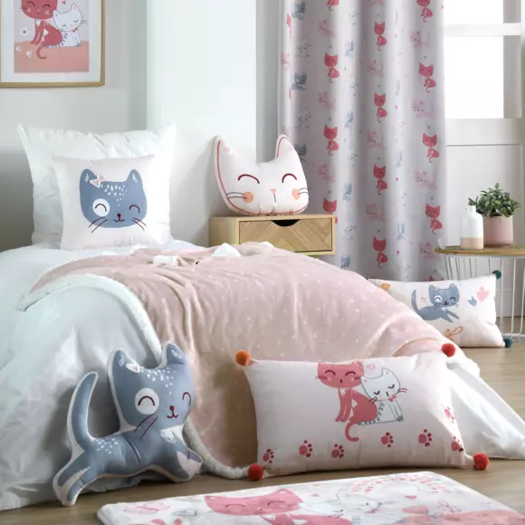 Manta suave niño (120 cm) Zoeline Rosa 2