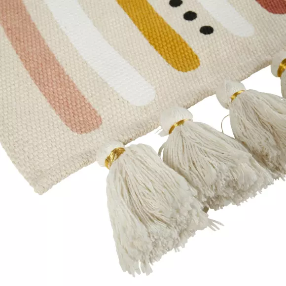 Tapis coton enfant (70 cm) Arc en ciel Multicolore