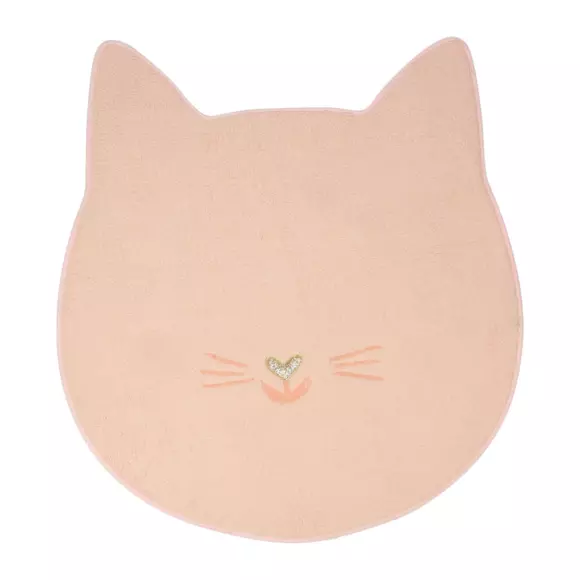 Vloerkleed kind (80 cm) Chaton Roze
