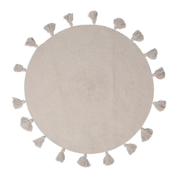 Tappeto in cotonee per bambini (90 cm) Lou Grigio