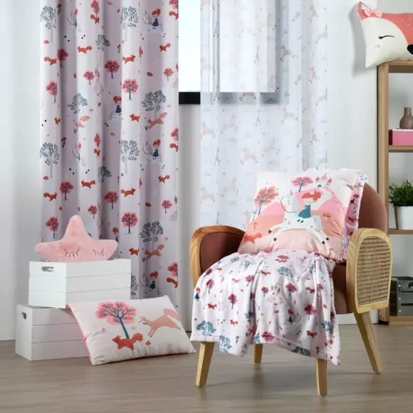 Coussin enfant (40 cm) Cyrielle Rose 2