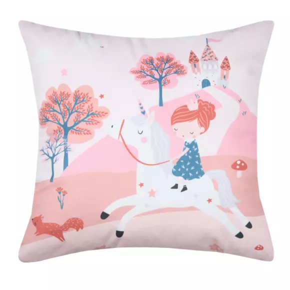 Coussin enfant (40 cm) Cyrielle Rose 3