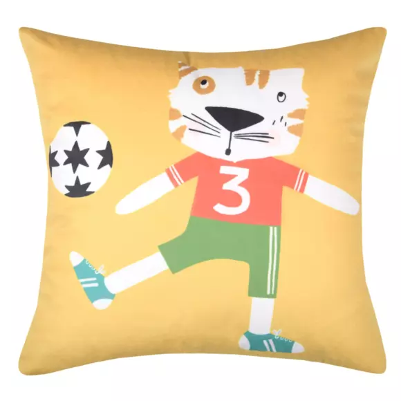 Cojín (40 cm) Maracana Amarillo mostaza 3
