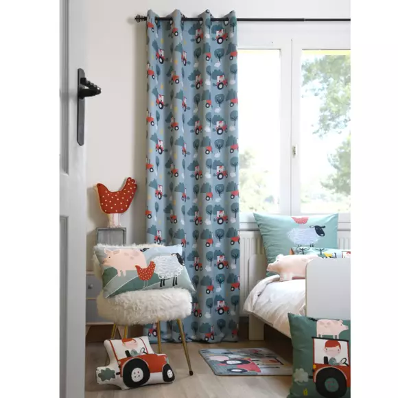 Coussin rectangulaire enfant Tom Vert