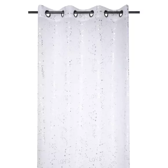 Visillo (140 x 260 cm) Unicornio Dream Blanco 2