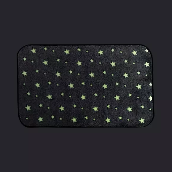 Alfombra fosforescente (80 cm) Fluo Night Gris 2
