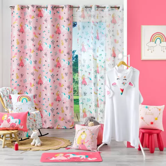 Tapis (75 cm) Princesse Licorne Rose 2