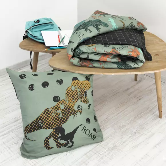 Housse de couette et une taie enfant coton supérieur (140 cm) Trias Multicolore 3