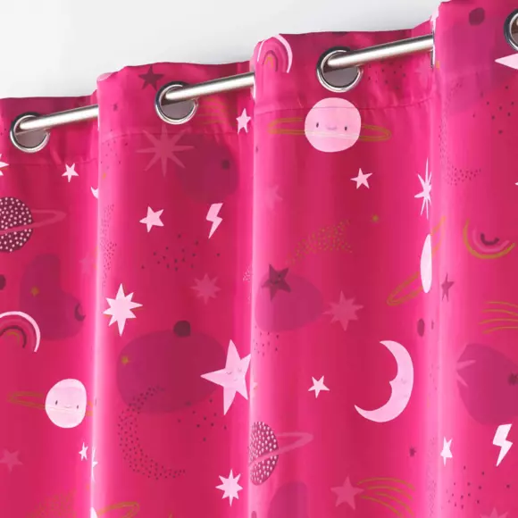 Cortina opaca (140 x 260 cm) Moonlight Rosa fuchsia 2