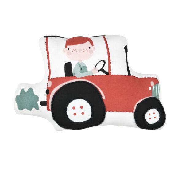 Coussin tracteur enfant Tom Multicolore