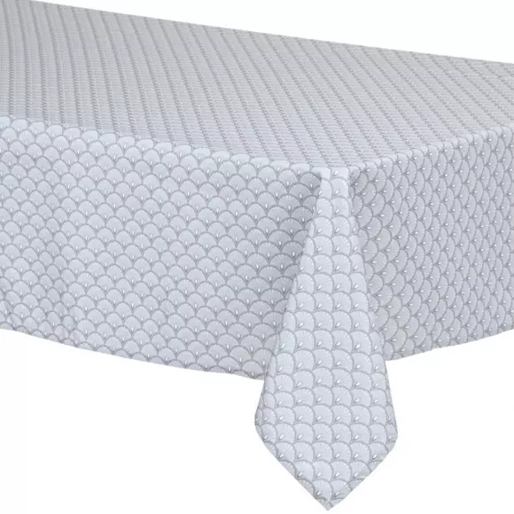 Rechteckige fleckenabweisende Tischdecke (L300 cm) Livia Grau 2