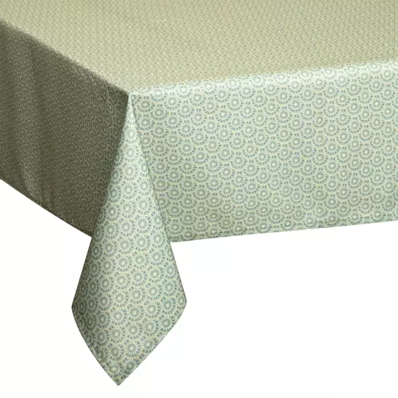 Mantel rectangular anti mancha (L240 cm) Washi Verde 3