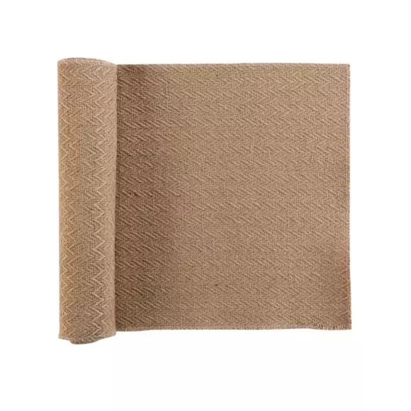 Camino de mesa de yute (140 cm) Modalie Beige 2