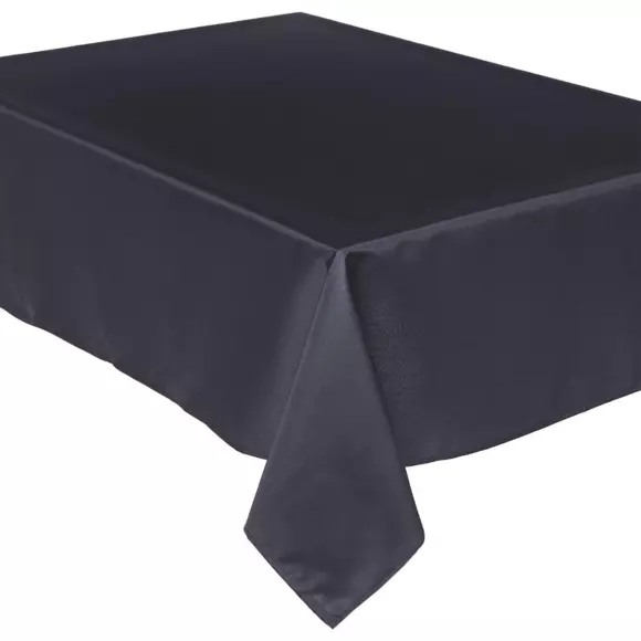 Nappe rectangulaire anti tache (L240 cm) Lina Gris foncé 3