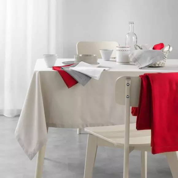 Lot de 3 serviettes (40 cm) Charline Beiges 3