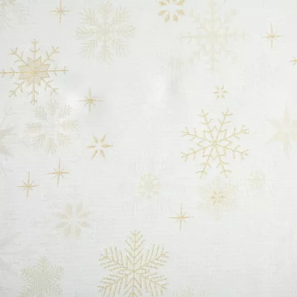 Nappe rectangulaire (L360 cm) Flocon Or 2