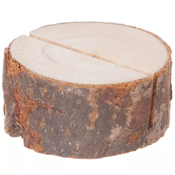 Set van 4 plaatskaartjes van hout naturelkleur 2