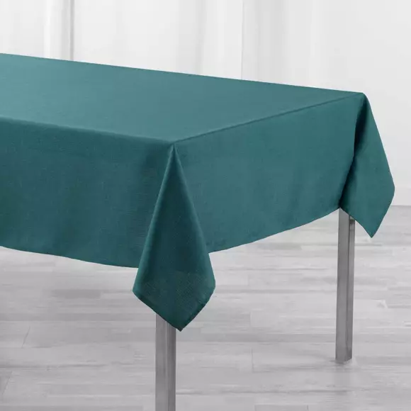 Mantel rectangular revestido (L250 cm) Newton Verde esmeralda 3