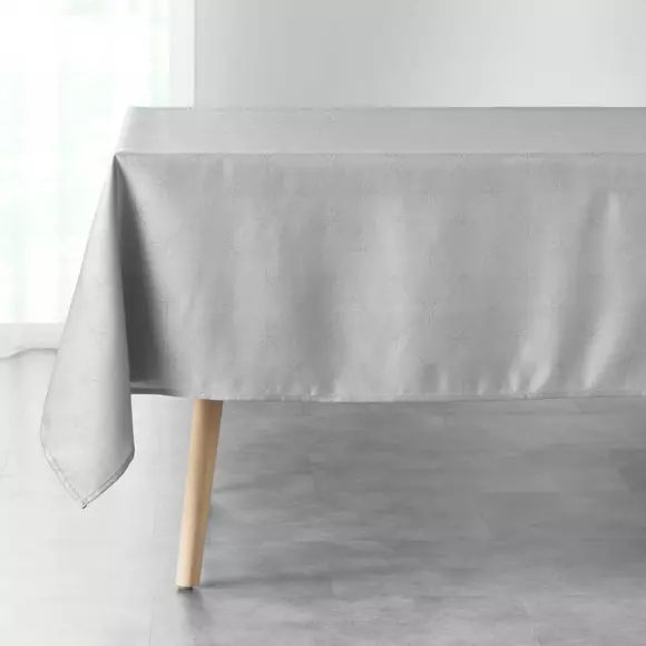 Nappe rectangulaire (L300 cm) Etoiles Grise 3