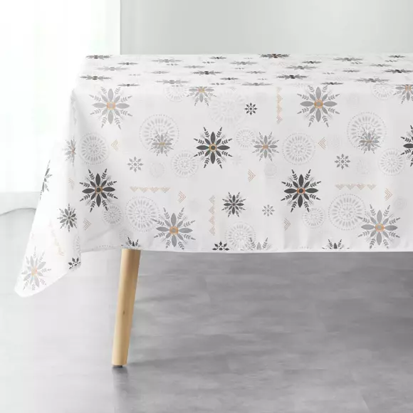 Rechteckige Tischdecke (L240 cm) Enchanté Weiß 2