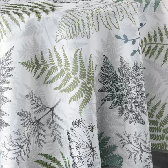 Mantel redondo (D180 cm) Melisandre Verde 2
