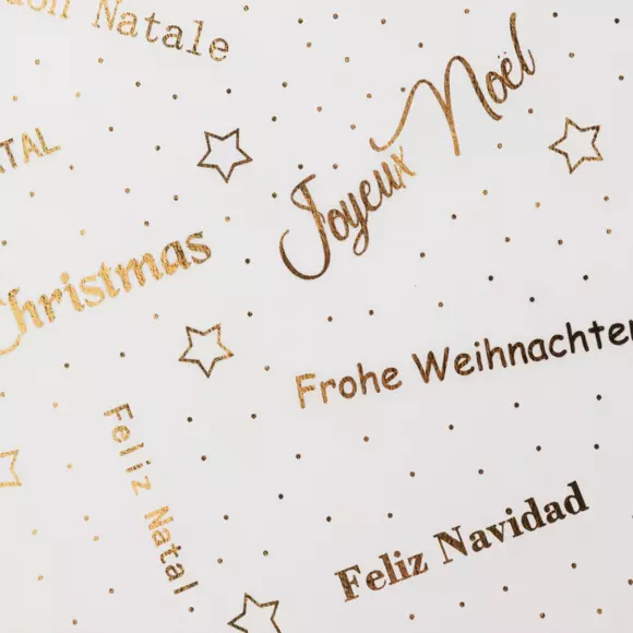 Chemin de table Message Blanc 2