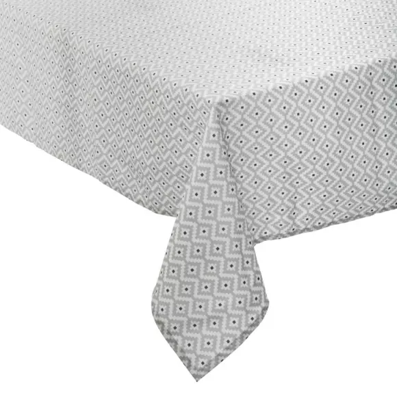 Mantel rectangular anti-manchas(L240 cm) Etnik Gris 3